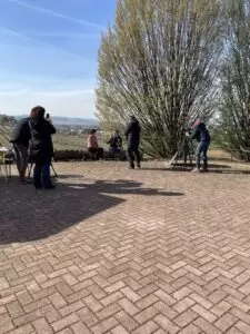 Momenti di ripresa di una vita tra le viti