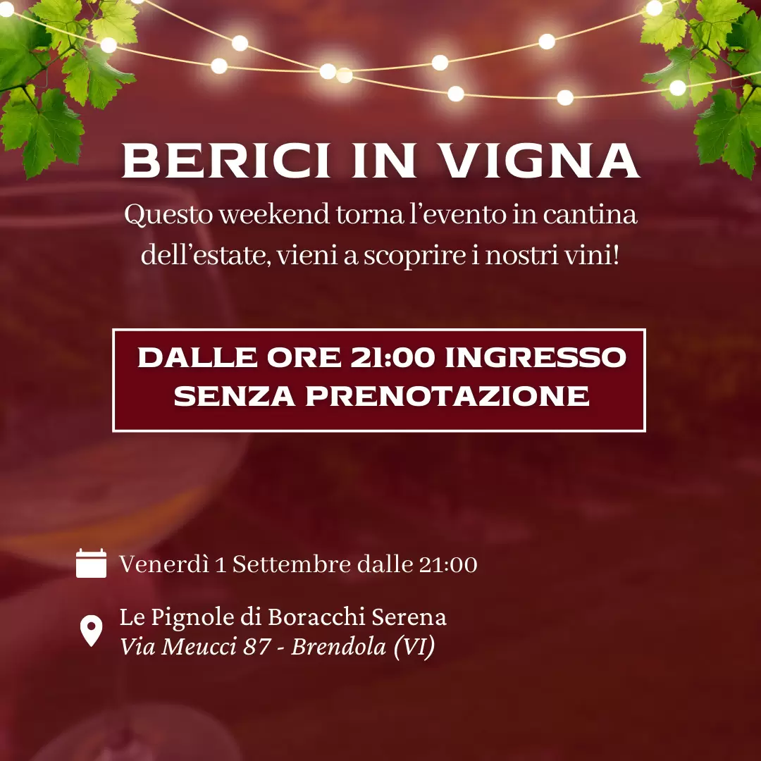 Read more about the article 1 Settembre: torna Berici in Vigna