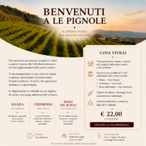 Benvenuti a Le Pignole