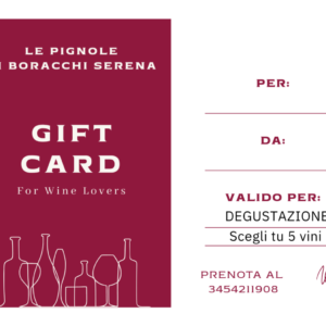 Degustazione 5 vini a scelta