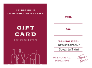 Degustazione 3 vini a scelta