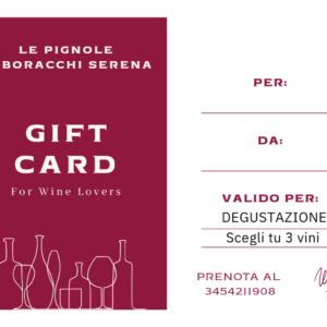 Degustazione 3 vini a scelta