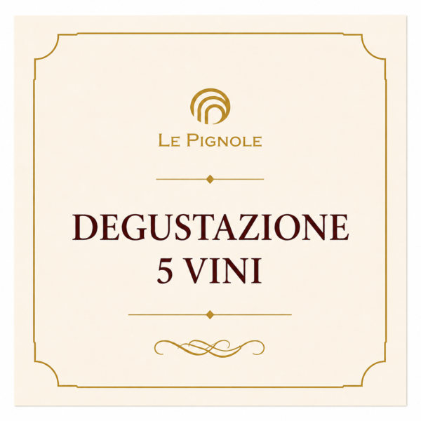 Regalo degustazione 5 vini a scelta