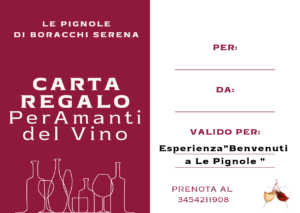 Carta Regalo "Benvenuti a Le Pignole"