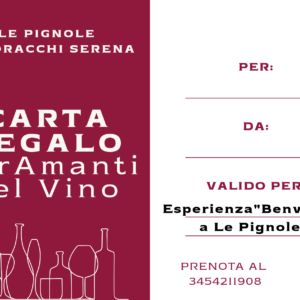 Carta Regalo “Benvenuti a Le Pignole”