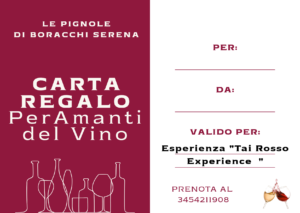 Carta Regalo "Tai Rosso Experience"