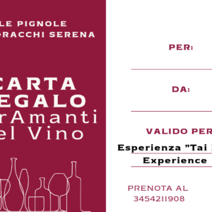 Carta Regalo “Tai Rosso Experience”